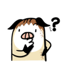 前に進もう！山豚！（個別スタンプ：19）