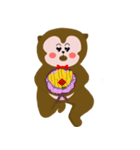 モン、キキ（個別スタンプ：3）