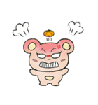 くまのくま子と仲良しみかん（個別スタンプ：24）