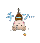 くまのくま子と仲良しみかん（個別スタンプ：40）