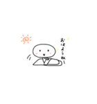シロヨコナガマルクン よく使うスタンプ（個別スタンプ：3）