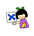 おかっぱちゃんのかわいい日常（個別スタンプ：35）