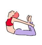 yoga lovers（個別スタンプ：7）