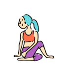 yoga lovers（個別スタンプ：24）