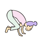 yoga lovers（個別スタンプ：26）