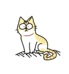 みけねこ - ミルの日常生活（個別スタンプ：1）
