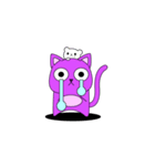 whimsical lively Cat and Hamjji（個別スタンプ：8）