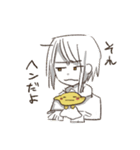 毒舌レモンちんとモノクロくん（個別スタンプ：15）