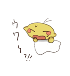 毒舌レモンちんとモノクロくん（個別スタンプ：35）