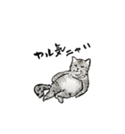 やる気少な目のねこ（個別スタンプ：10）