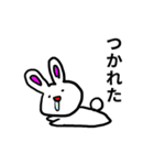 頻出！うさぎのあいさつスタンプ（個別スタンプ：22）