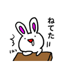 頻出！うさぎのあいさつスタンプ（個別スタンプ：25）