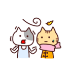 ゆるにゃんず 秋スタンプ（個別スタンプ：14）