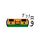 電車 顔文字スタンプ（個別スタンプ：17）