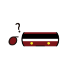 電車 顔文字スタンプ（個別スタンプ：27）