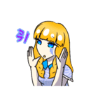白銀のお嬢様（個別スタンプ：2）
