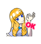白銀のお嬢様（個別スタンプ：3）
