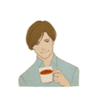 癒しのイケメンカフェ（個別スタンプ：3）