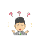 わいわい！スタッフスタンプ（個別スタンプ：4）
