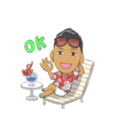わいわい！スタッフスタンプ（個別スタンプ：12）