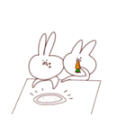 ゆるなぞなうさぎ（個別スタンプ：6）