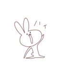 ゆるなぞなうさぎ（個別スタンプ：8）