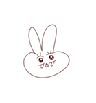 ゆるなぞなうさぎ（個別スタンプ：15）