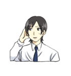 今日も元気に出勤！（個別スタンプ：4）