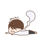 ゆるい男の子と女の子（個別スタンプ：27）