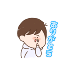 ゆるい男の子と女の子（個別スタンプ：35）