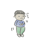 かんちゃん手描きスタンプ 仕事（個別スタンプ：4）