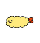 幸せしたエビフライ（個別スタンプ：1）