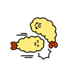 幸せしたエビフライ（個別スタンプ：3）