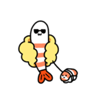 幸せしたエビフライ（個別スタンプ：10）