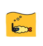 幸せしたエビフライ（個別スタンプ：16）