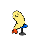 幸せしたエビフライ（個別スタンプ：21）