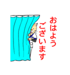白衣を着たネコ（個別スタンプ：3）