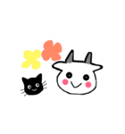 モナ ＆ クロ（個別スタンプ：5）