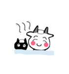 モナ ＆ クロ（個別スタンプ：7）