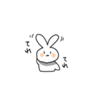お花畑のうさぎ（個別スタンプ：8）