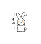 お花畑のうさぎ（個別スタンプ：14）
