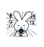 お花畑のうさぎ（個別スタンプ：24）