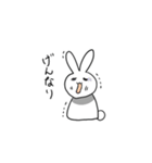 お花畑のうさぎ（個別スタンプ：26）