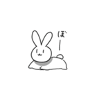 お花畑のうさぎ（個別スタンプ：36）