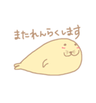 ゆる〜い手描きのトド（個別スタンプ：26）