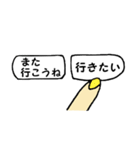選択指ちゃん。（個別スタンプ：3）