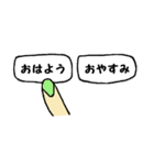 選択指ちゃん。（個別スタンプ：28）