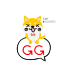 柴犬ももちゃんの会話（個別スタンプ：1）