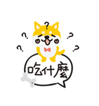 柴犬ももちゃんの会話（個別スタンプ：11）