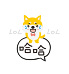 柴犬ももちゃんの会話（個別スタンプ：13）